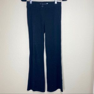 Betabrand Bootcut Grey Yoga Pants Thin Stripes sz XS petite